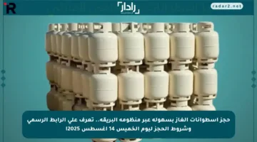 حجز أسطوانات الغاز بسهولة عبر منظومة البريقة.. تعرف على الرابط الرسمي وشروط الحجز ليوم الخميس 14 أغسطس 2025!